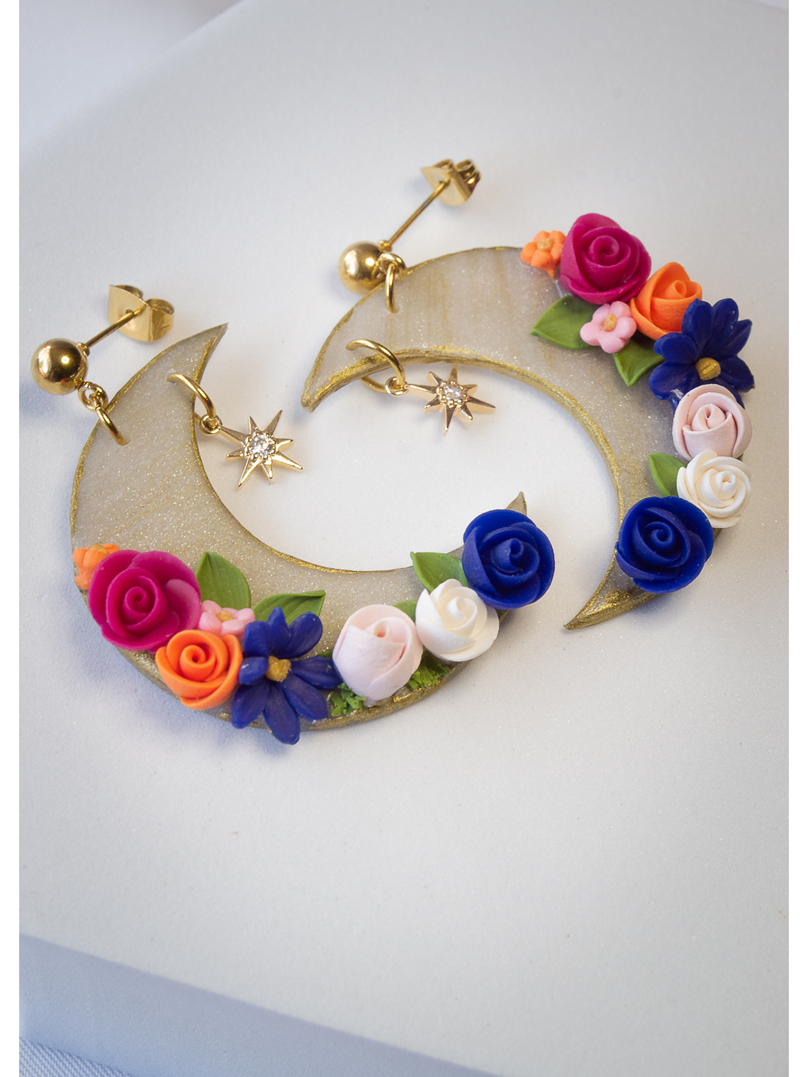 Aros de arcilla polimérica Luna 3