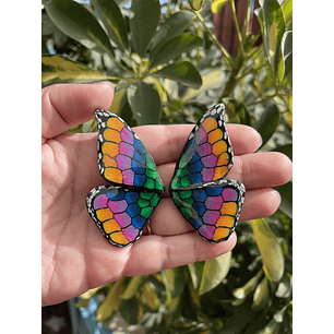 Mariposa multicolor 6 cm 