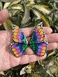 Mariposa multicolor 6 cm  - Miniatura 1