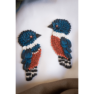 Aros Martín pescador 4 cm