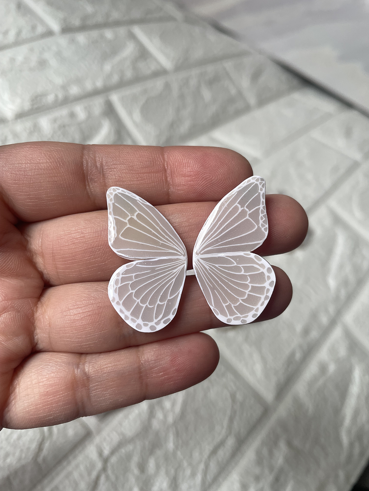 Aros alitas de mariposa 3.5 cm  1