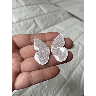 Aros alitas de mariposa 3.5 cm 