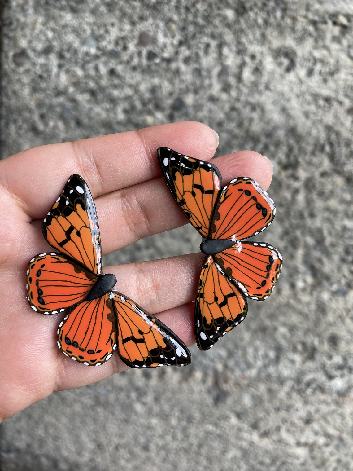 Aritos de mariposa  1