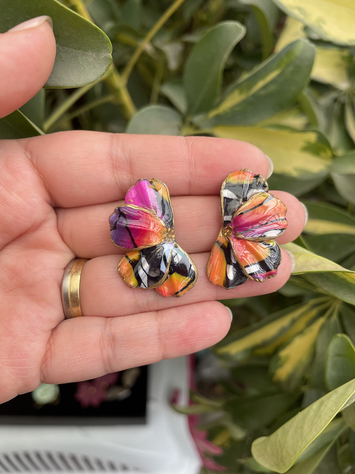 Aritos mini Scrunchys 3 cm  1