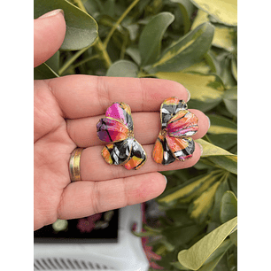 Aritos mini Scrunchys 3 cm 