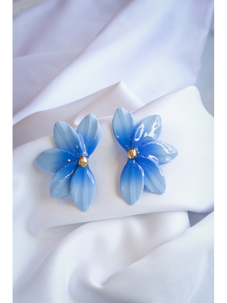 Aritos flor de loto  1