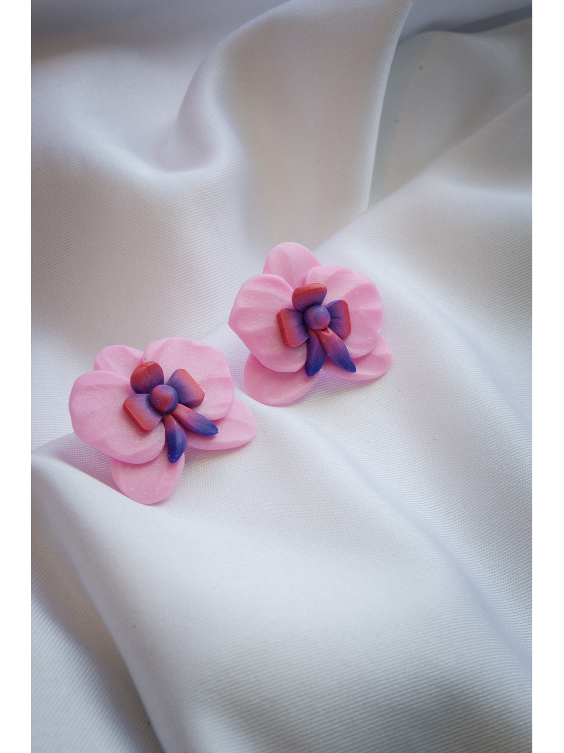 Aritos Orquídeas rosadas 2