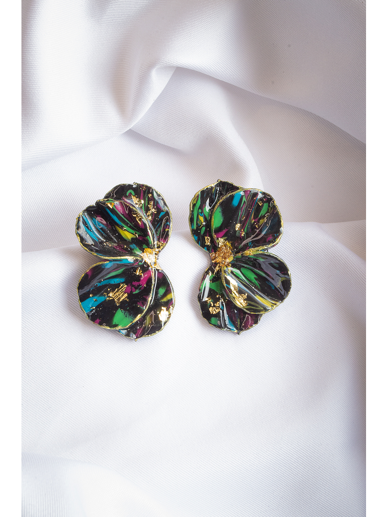 Aritos scrunchys negros 1