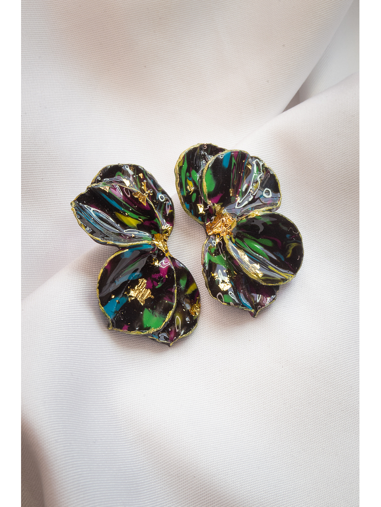 Aritos scrunchys negros 2