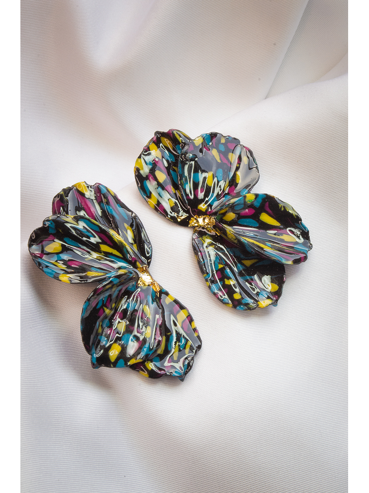 Aritos scrunchys negros 2