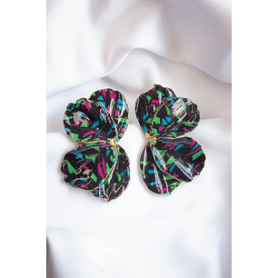 Aritos scrunchys negros