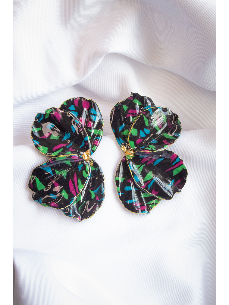 Aritos scrunchys negros 1