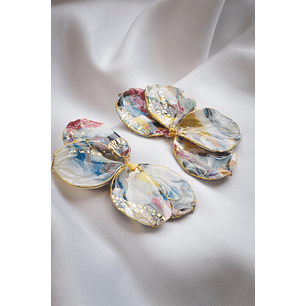 Aritos scrunchys multicolores