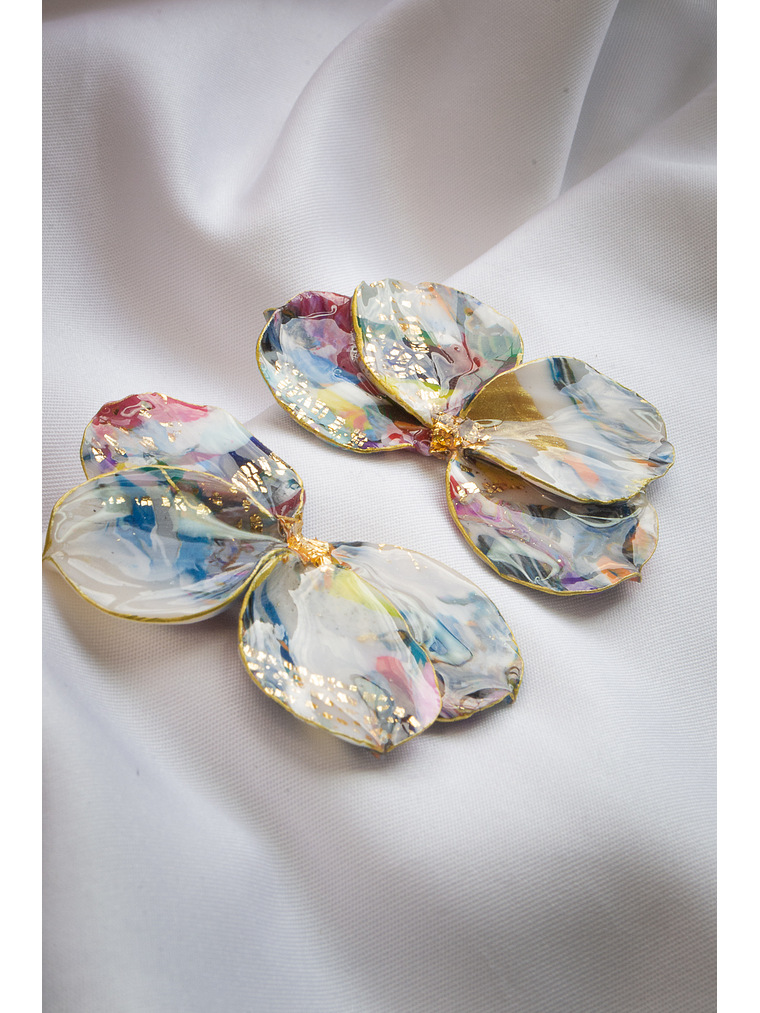 Aritos scrunchys multicolores 2