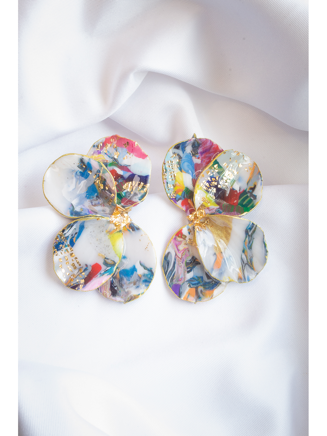 Aritos scrunchys multicolores 1