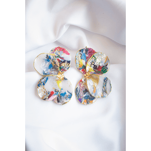 Aritos scrunchys multicolores