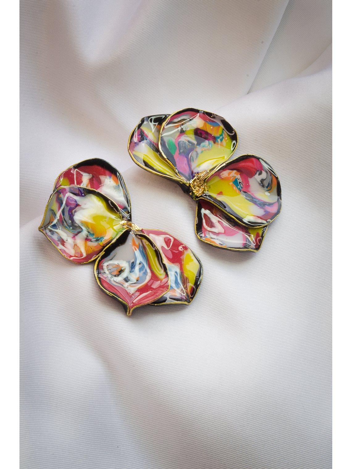 Aritos scrunchys multicolores 2