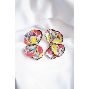 Aritos scrunchys multicolores