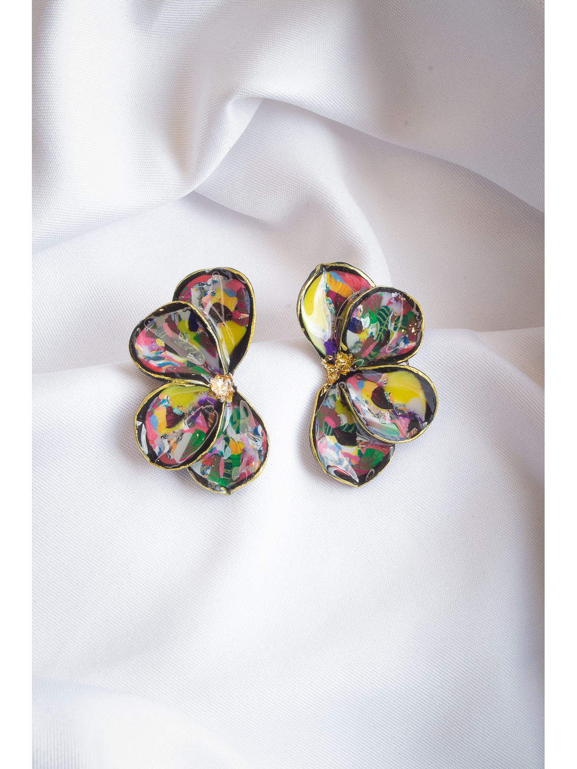 Aritos scrunchys multicolores 1