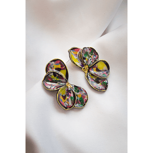 Aritos scrunchys multicolores