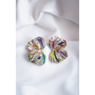 Aritos scrunchys multicolores