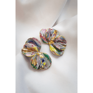 Aritos scrunchys multicolores