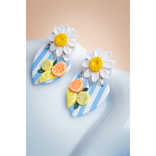 Aritos Frutas y margaritas