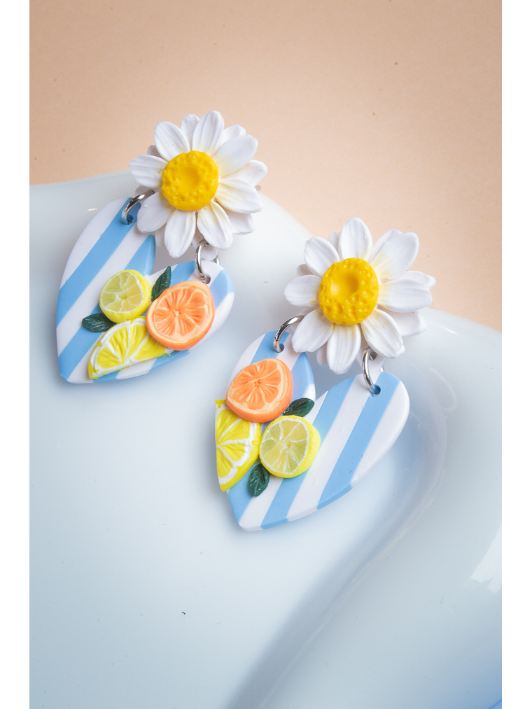 Aritos Frutas y margaritas 2