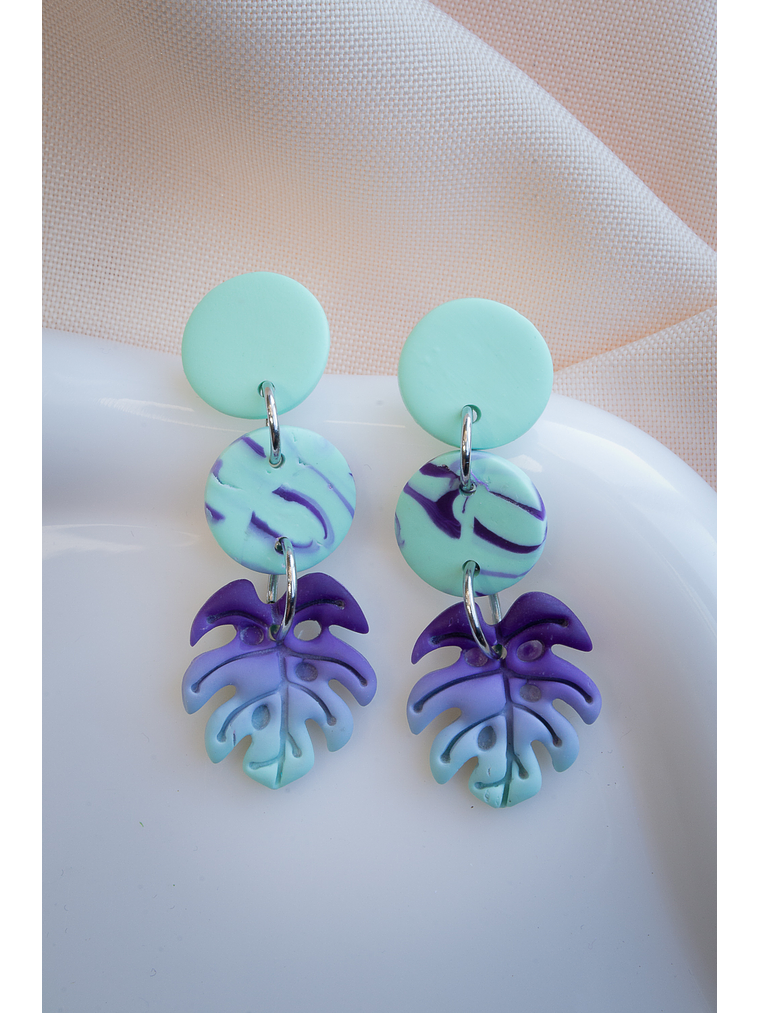 Aritos Botones y Monsteras 1