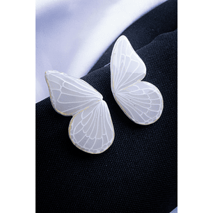 Alas de Mariposa Blancas Translúcidas