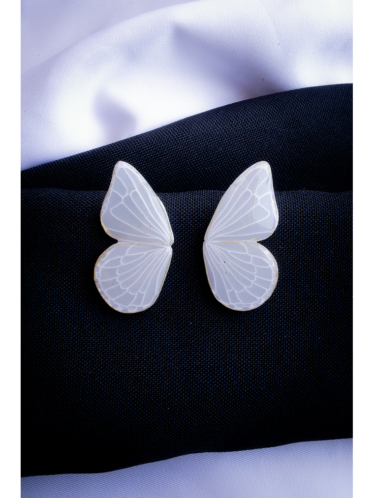 Alas de Mariposa Blancas Translúcidas 1