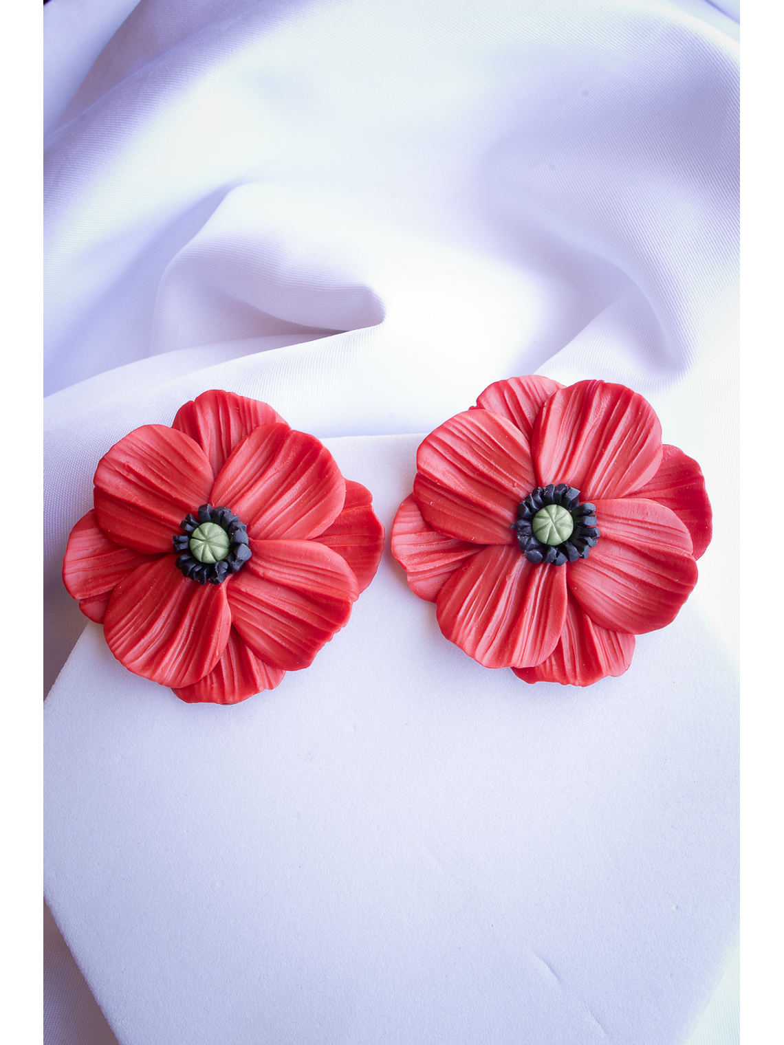 Aros amapolas 5 cms 1