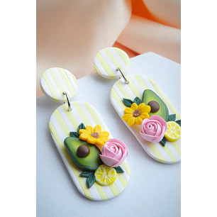 Aritos Frutas y flores 