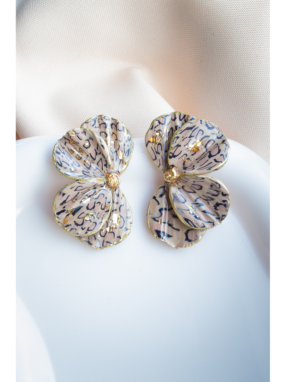 Aritos modelo Scrunchys Animal print 1