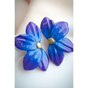 Aritos modelo flor de loto