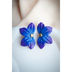 Aritos modelo flor de loto