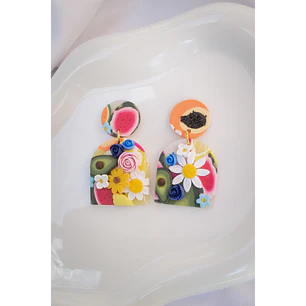 Aritos Frutas y flores 