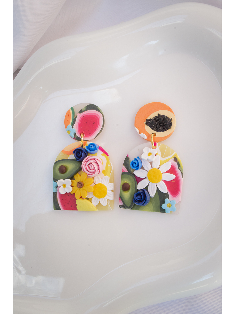 Aritos Frutas y flores  1