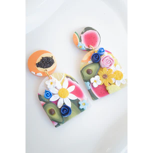 Aritos Frutas y flores 