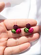 Aritos ramo de flores pequeños - Miniatura 5