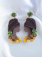 Aros Mujer soñadora Afro - Miniatura 1