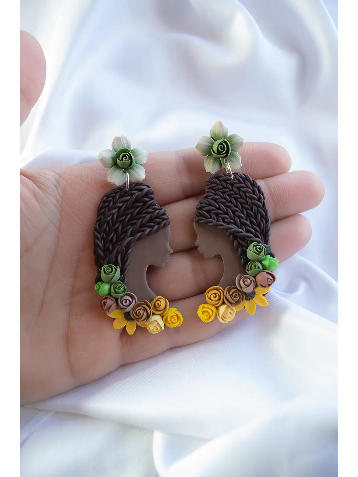 Aros Mujer soñadora Afro 2