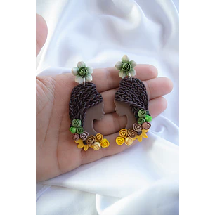 Aros Mujer soñadora Afro