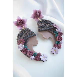 Aros Mujer soñadora Afro