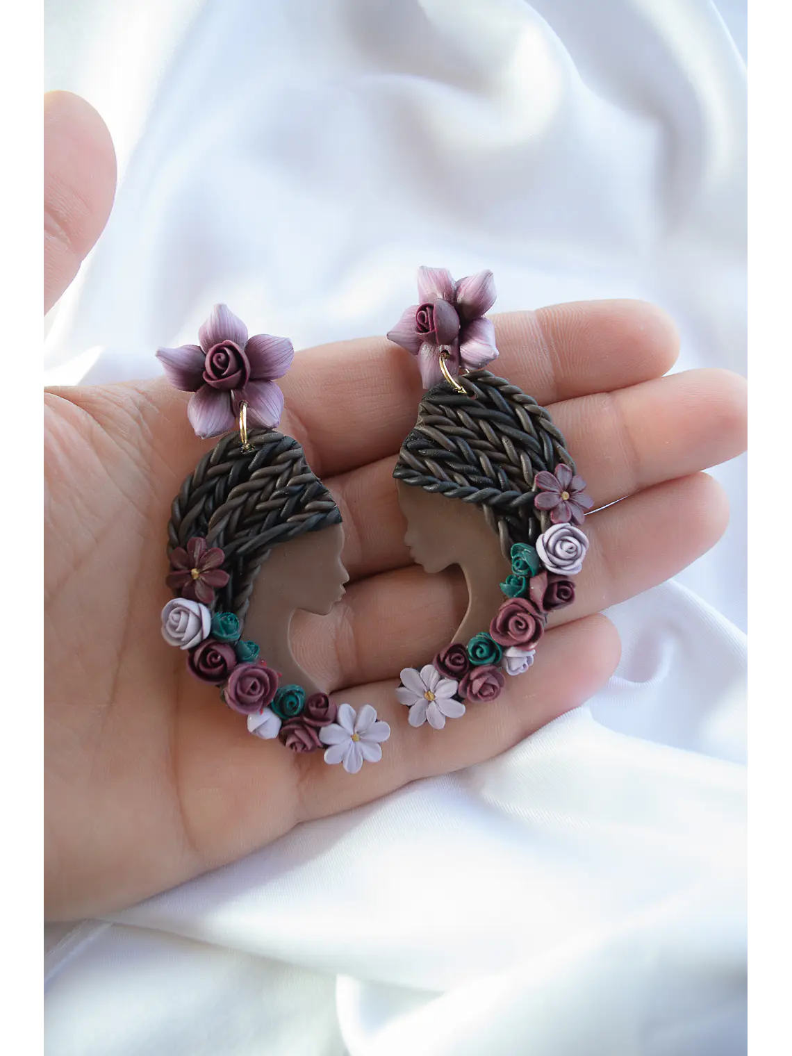 Aros Mujer soñadora Afro 3