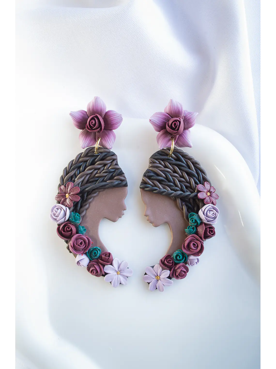 Aros Mujer soñadora Afro 1
