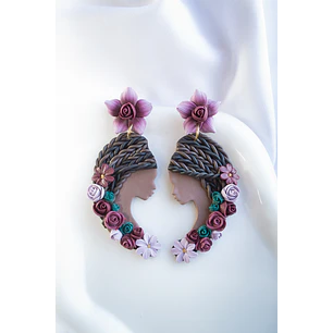 Aros Mujer soñadora Afro