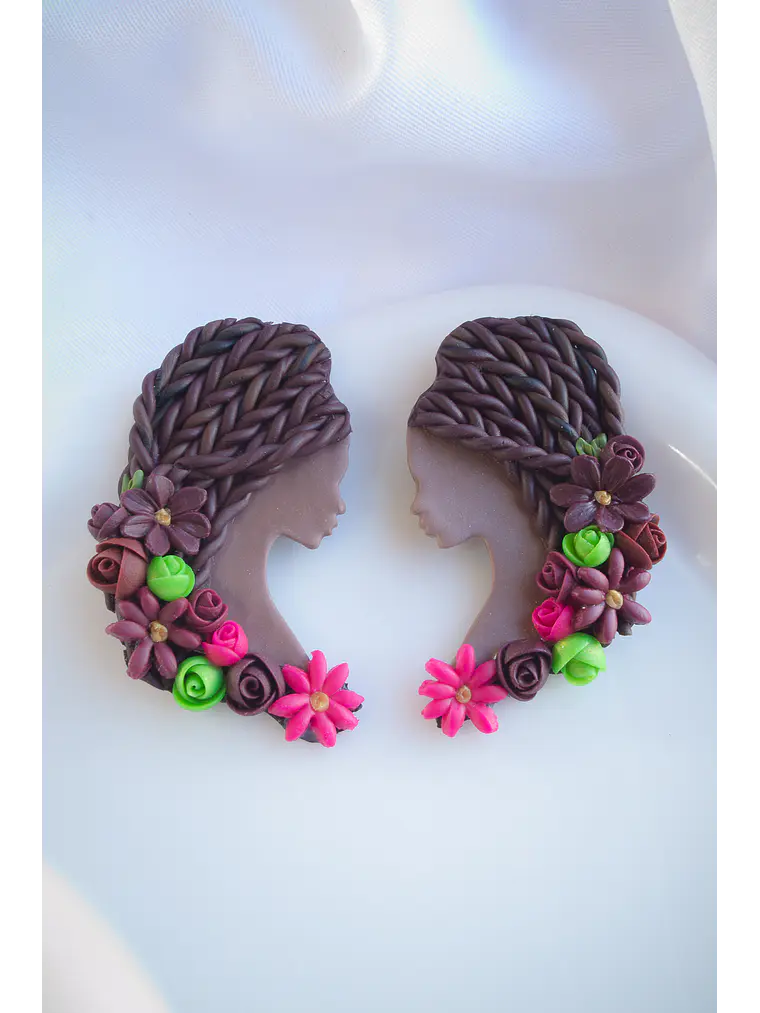 Aros Mujer soñadora Afro 1