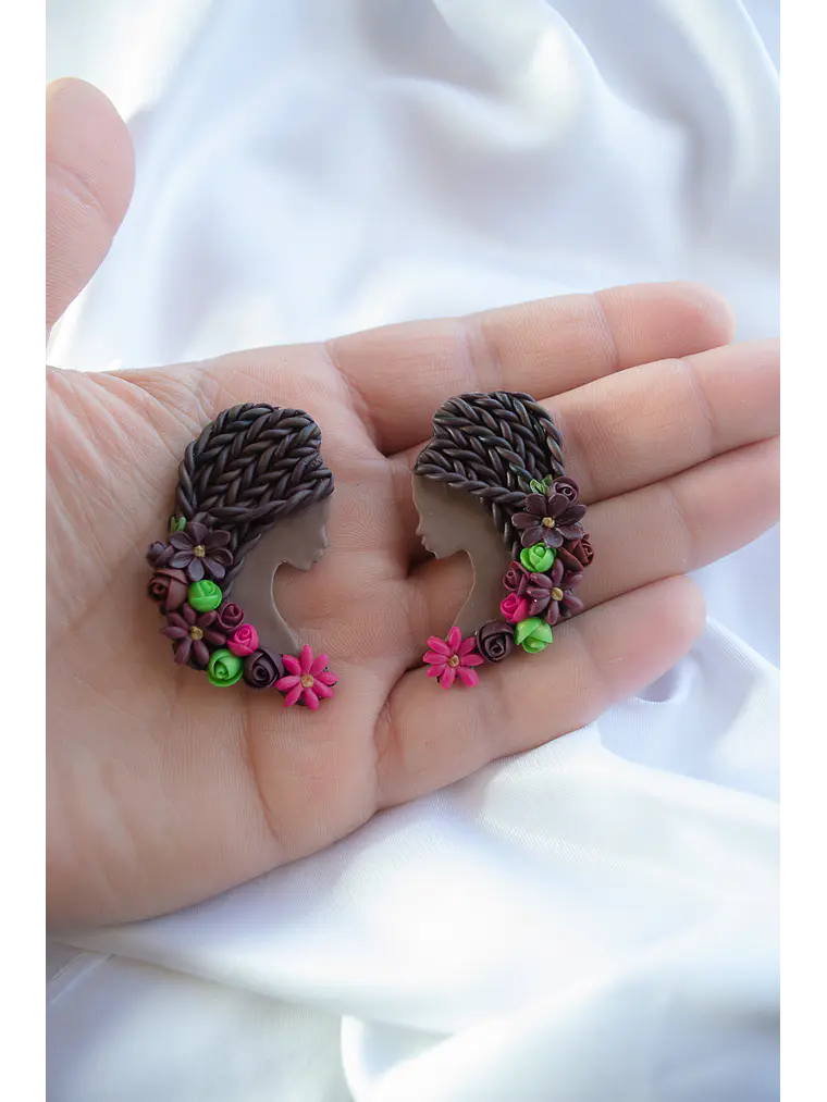 Aros Mujer soñadora Afro 2