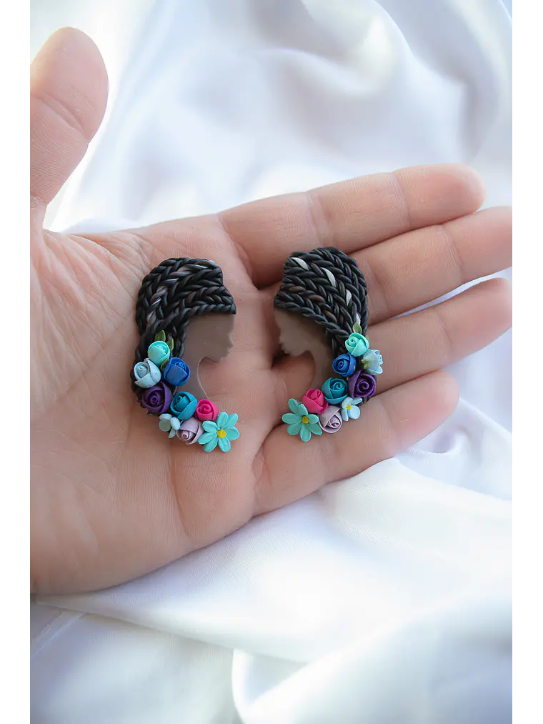 Aros Mujer soñadora Afro 2